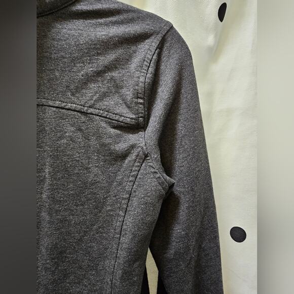 Lululemon Coast Easy Wrap dark grey heathered button jacket size 4 - Picture 6 of 8